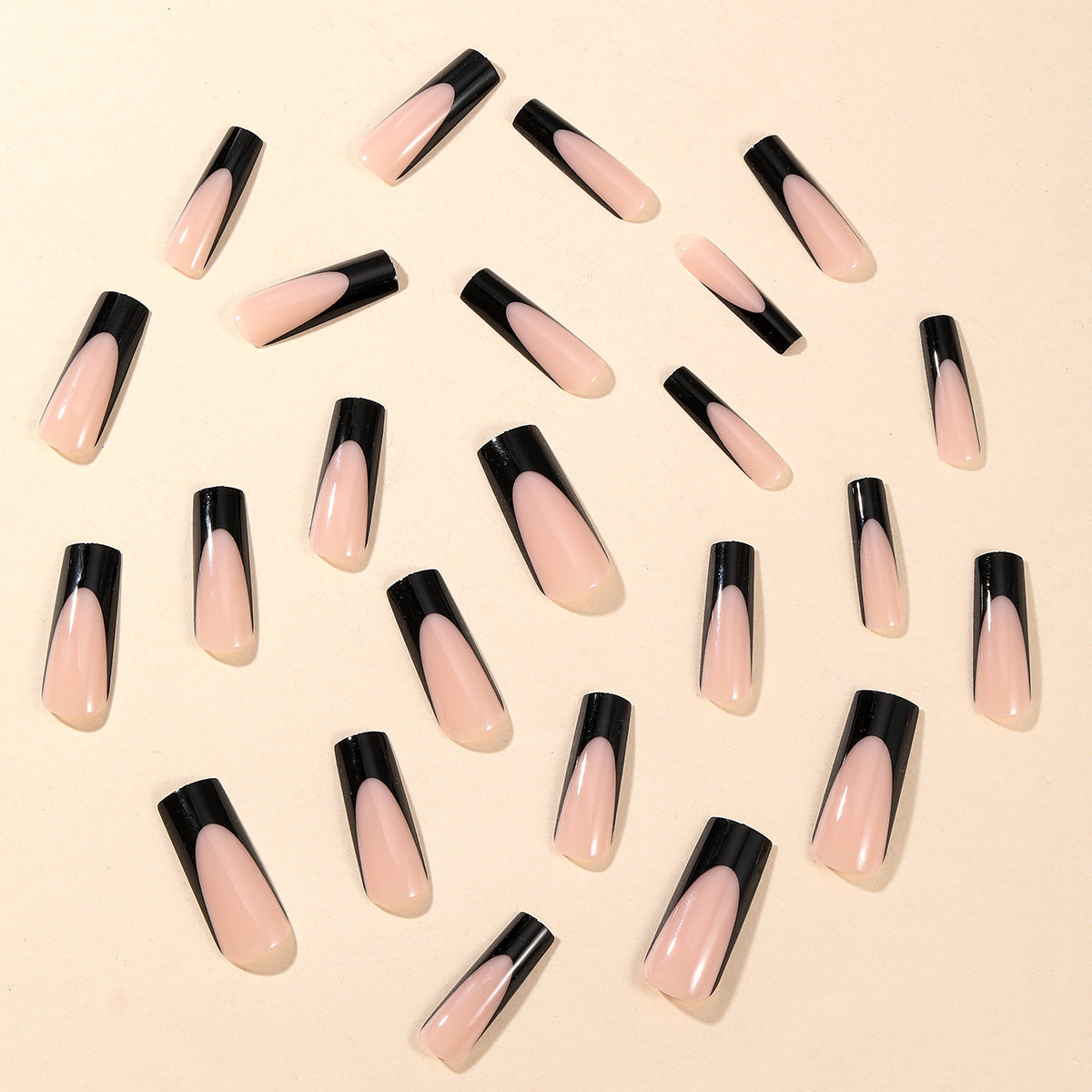 Elegante Ombre French Tip Acrylnägel Brehn