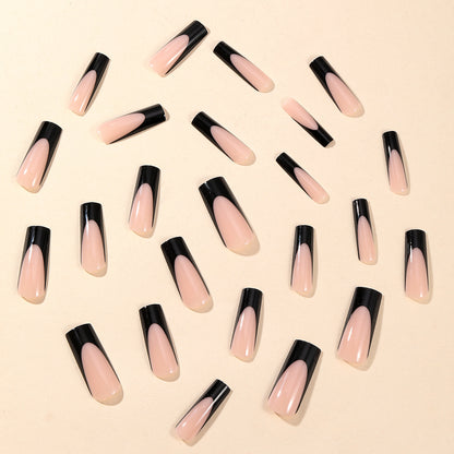 Elegante Ombre French Tip Acrylnägel Brehn