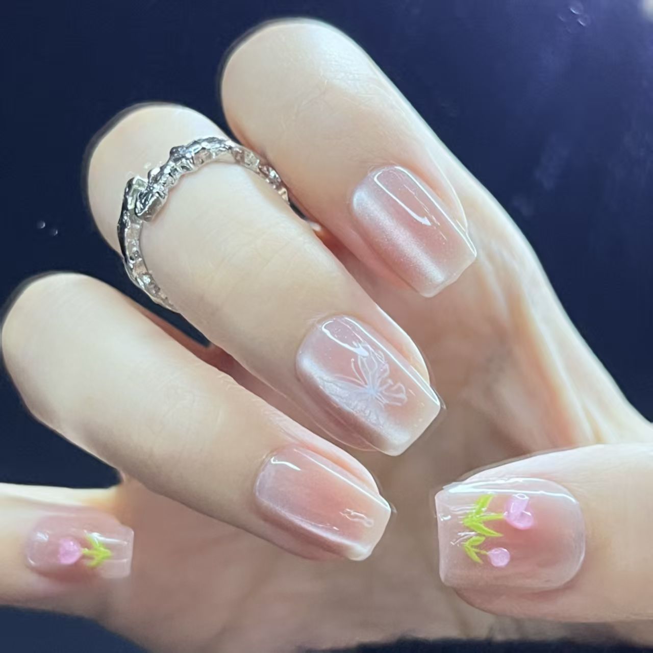 Floral Art Press-On Nail Set Brehn 1787395151