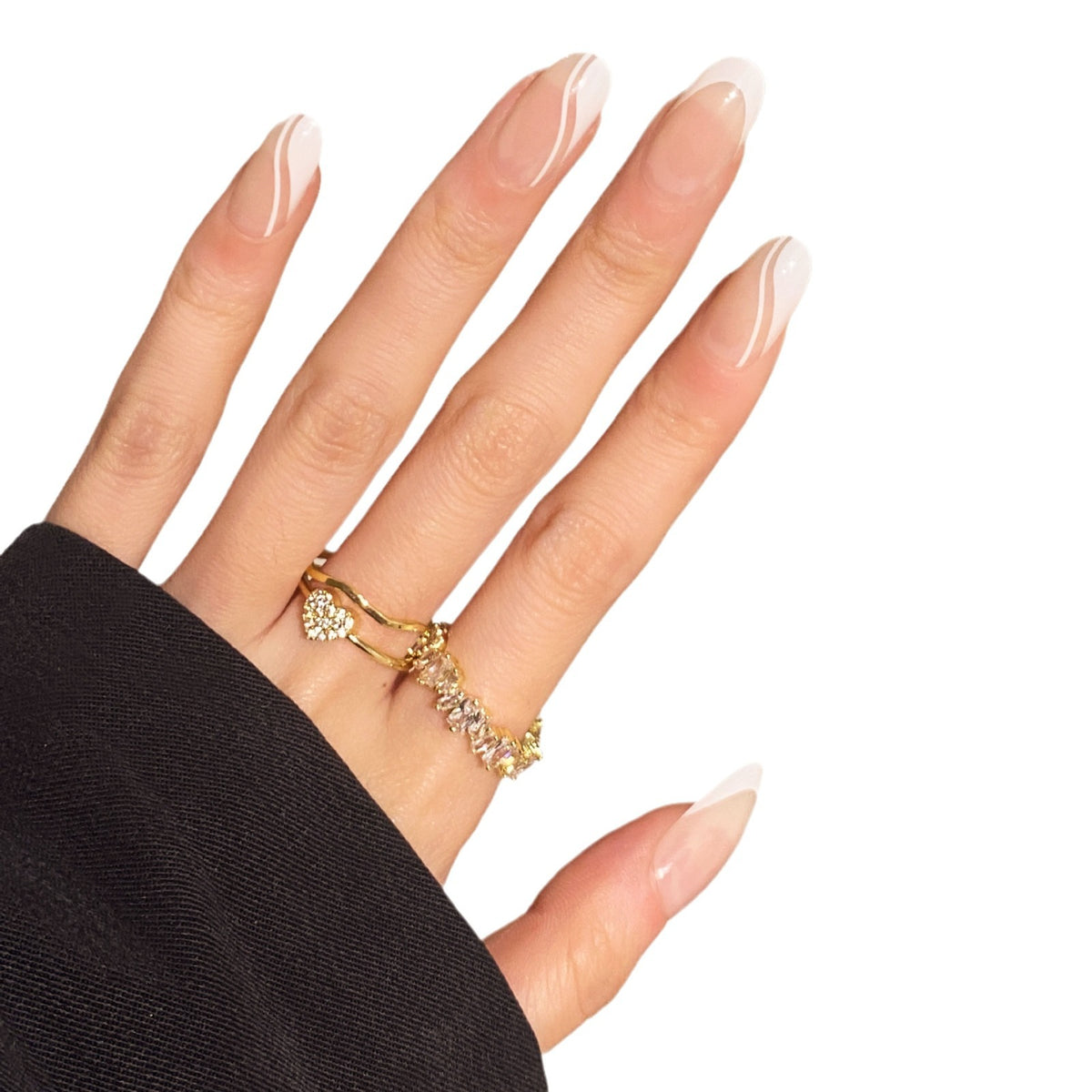 Elegantes French Tip Nageldesign