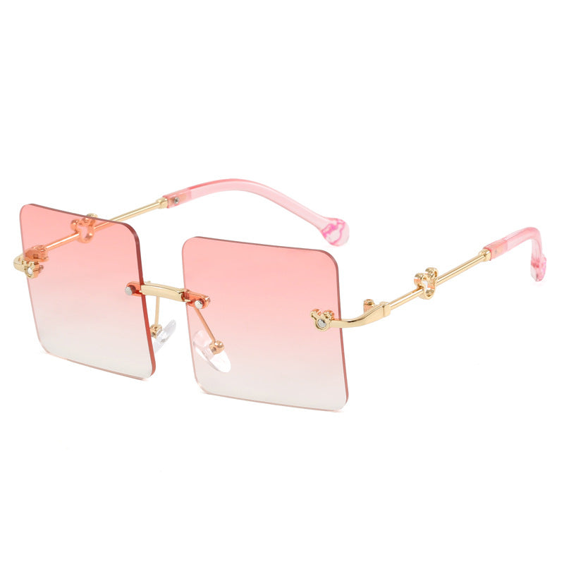 Damen quadratische Sonnenbrille mit luxuriösem, hochwertigem Rahmen Brehn