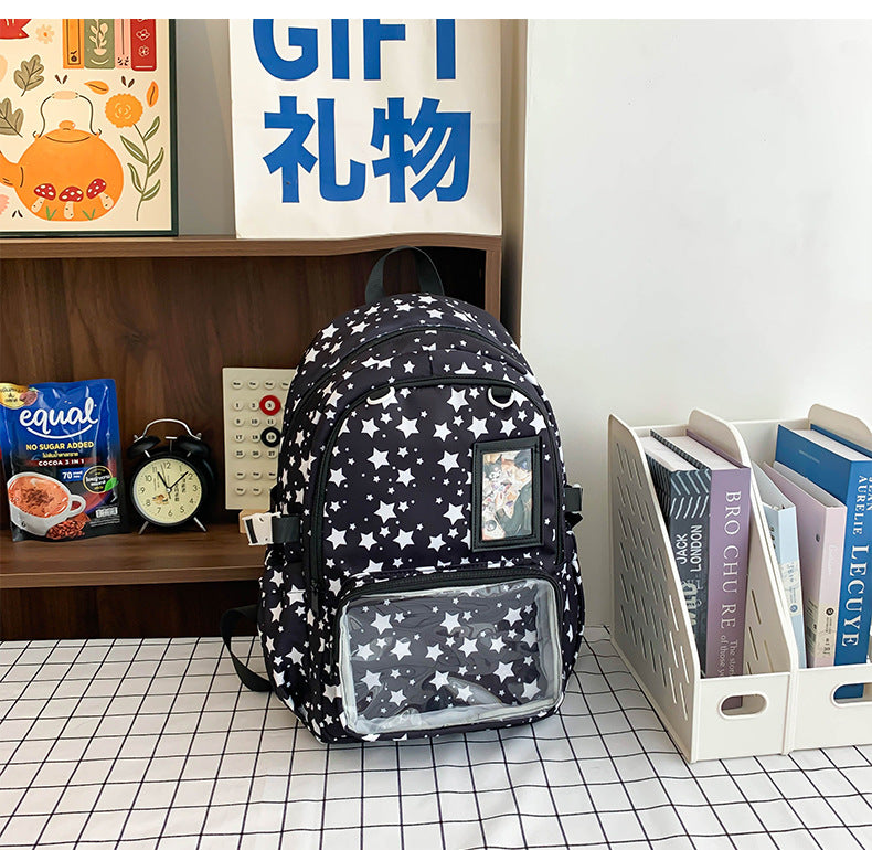 Stern-Muster College Schule Rucksack