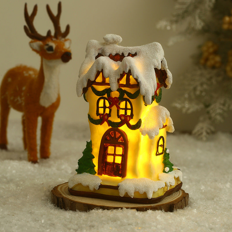 Dekorative Weihnachtsbeleuchtung im Häuschen-Design Brehn