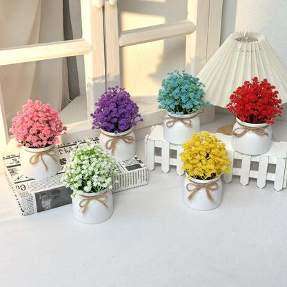 Elegante künstliche Blumenarrangements für die Wohnkultur