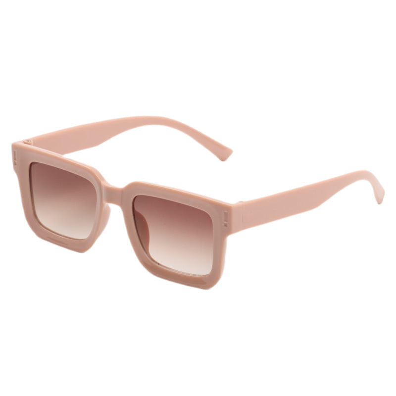 Damen Modische quadratische Sonnenbrille mit soften Linien Brehn