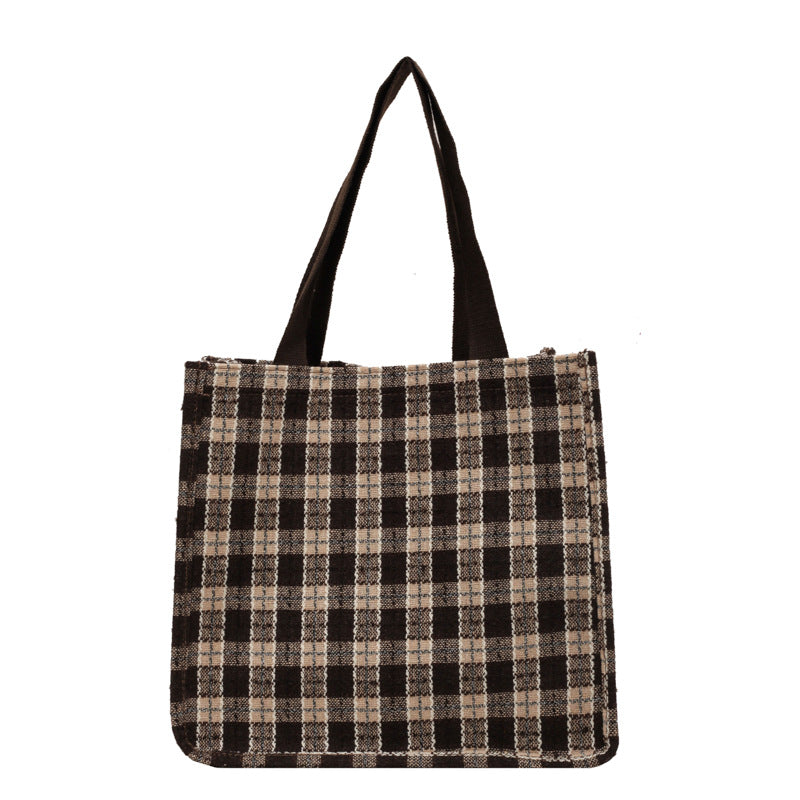 Modischer Karoschultertasche