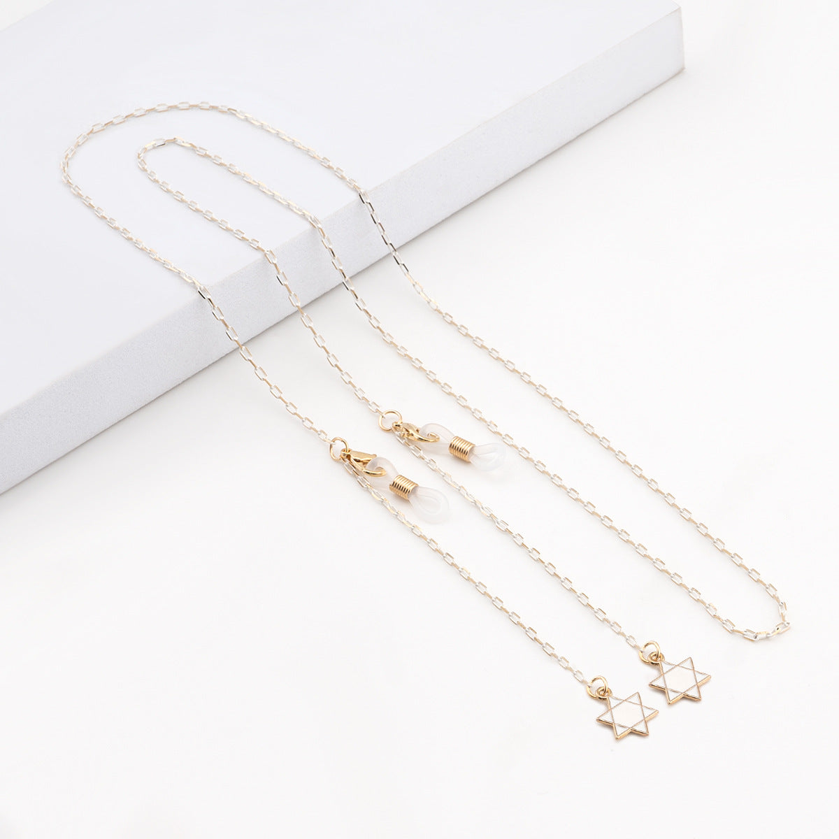 Elegante geometrische Brillenchnur Brehn