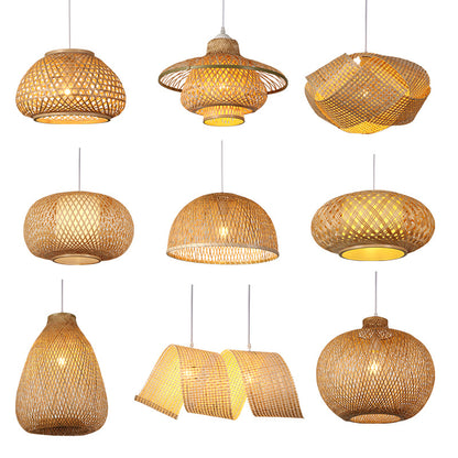 Woven Bamboo Deckenlampe