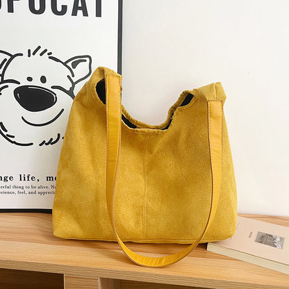 WoChic Wildleder Hobo Bag Brehn