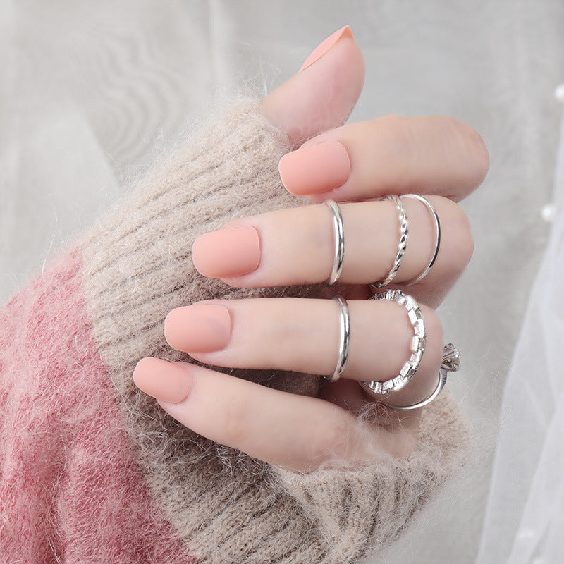 Matte Press-On Nagelset Brehn