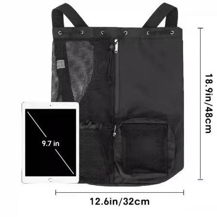 Atmungsaktiver Sport-Rucksack mit Mehreren Netzfächern Brehn