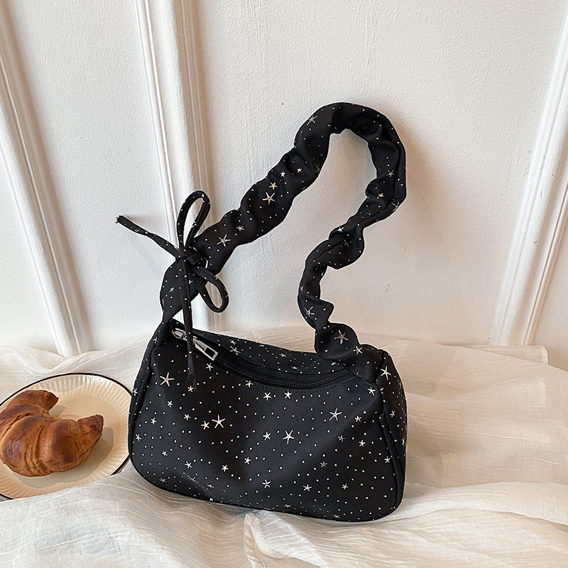 WoChic Schlaff Star-Muster Handtasche Brehn