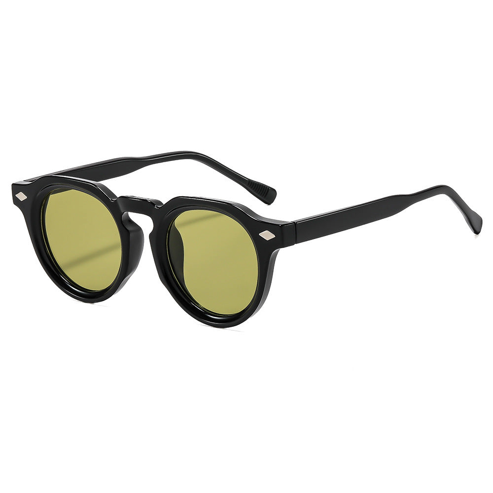 Retro-inspirierte runde Rahmen Sonnenbrille Brehn