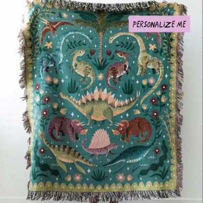 Künstlerische dekorative Wurfdecke