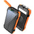 Solarbetriebene Powerbank mit Kabelloser Ladefunktion und LED-Taschenlampe Brehn