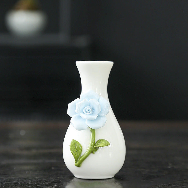 Florale Kunst Keramikvase Brehn