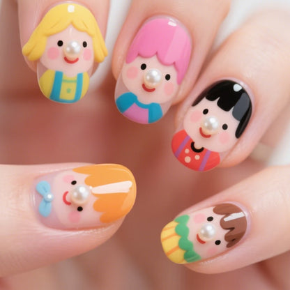 Spaß Charakter Nagelkunst Brehn