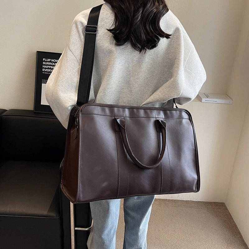 Schlanker eleganter Leder-Reiserucksack Brehn