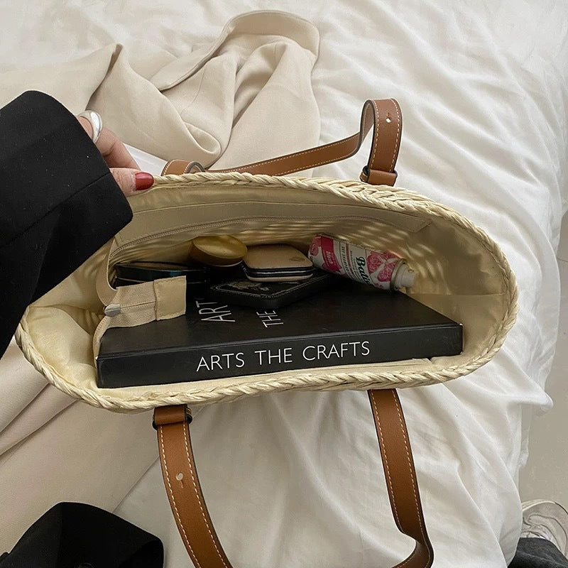 Handtasche Aus Qualitativ Hochwertigem Naturmaterial Brehn