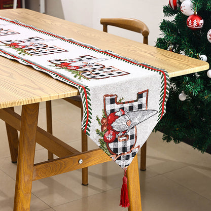Festliche Tischdecke mit Weihnachtsmotiv Brehn