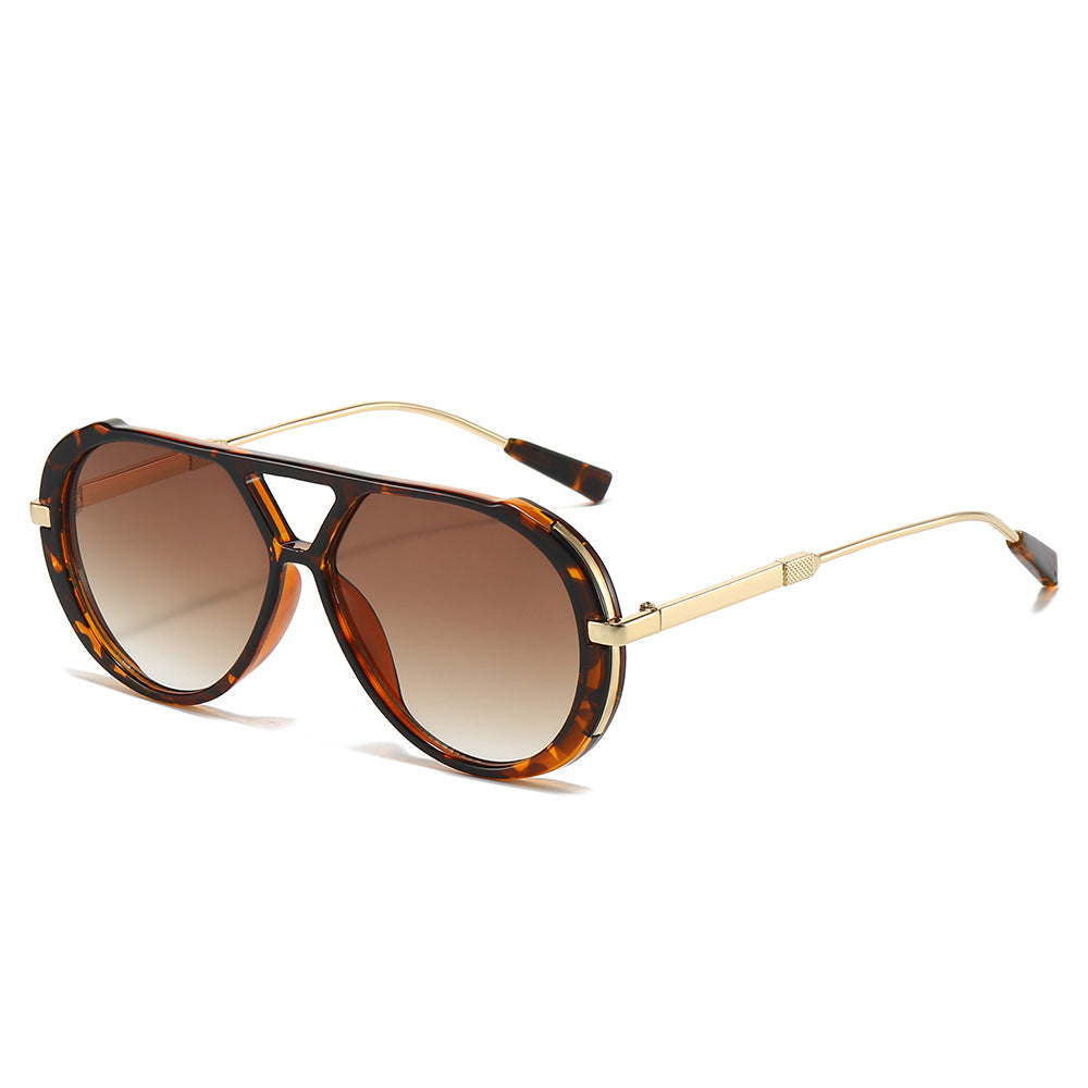 Luxuriöse Retro Übergroße Sonnenbrille Brehn