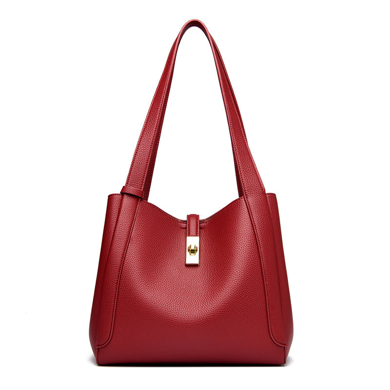 Elegante Strukturierte Schultertasche Brehn