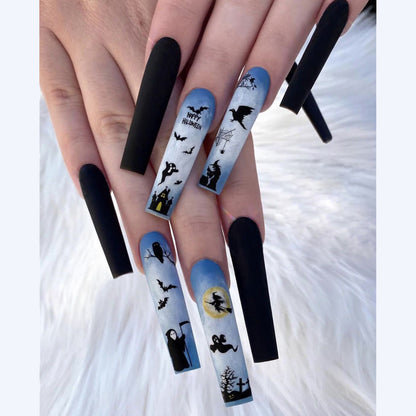 Halloween-Themen Nagelkunst Brehn