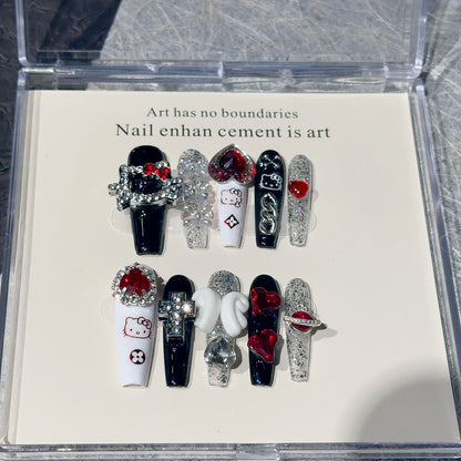 Künstlerisches 3D Thement Nagelkunst Set