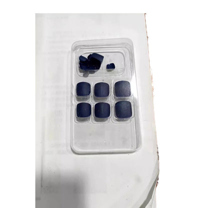 Glatte matte Press-On-Nagel-Set Brehn