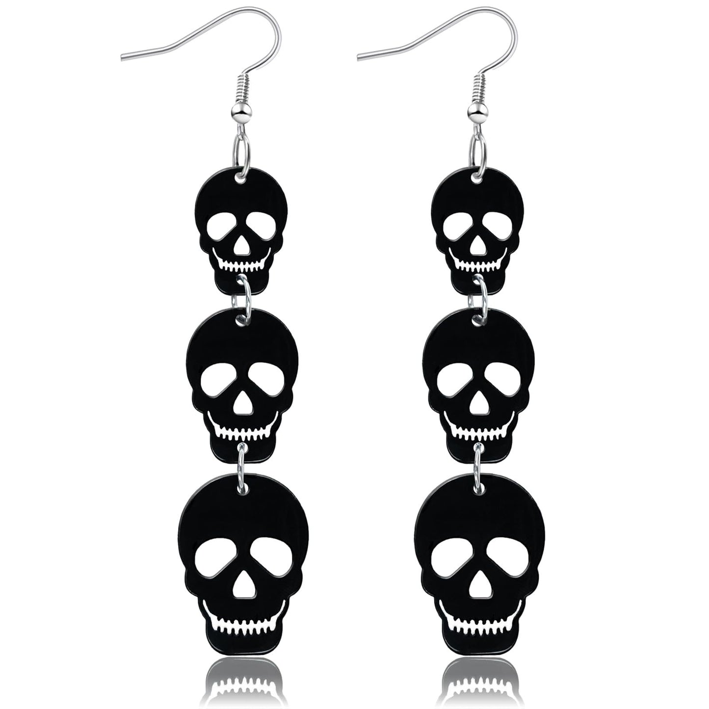 Gothic Skull Bauchgelenk Ohrringe Brehn