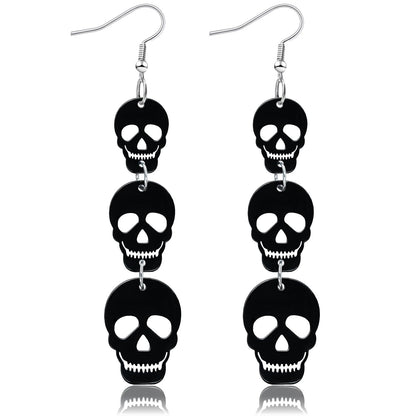 Gothic Skull Bauchgelenk Ohrringe Brehn