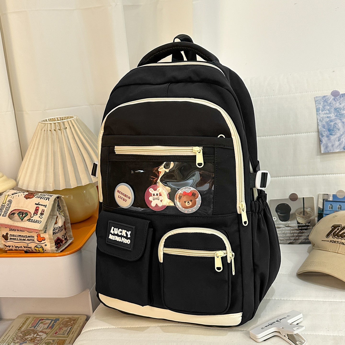 Niedlicher charakterbasierter lässiger Schulrucksack