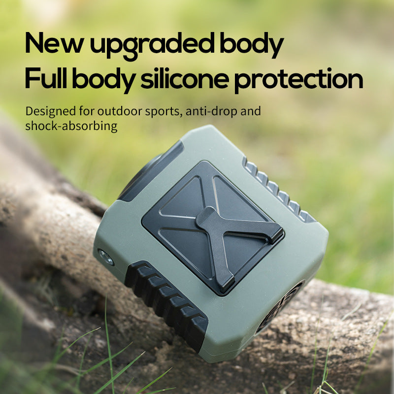 Unisex nan robuster Outdoor-Bluetooth-Lautsprecher mit integrierter Powerbank und Befestigungsclip Brehn