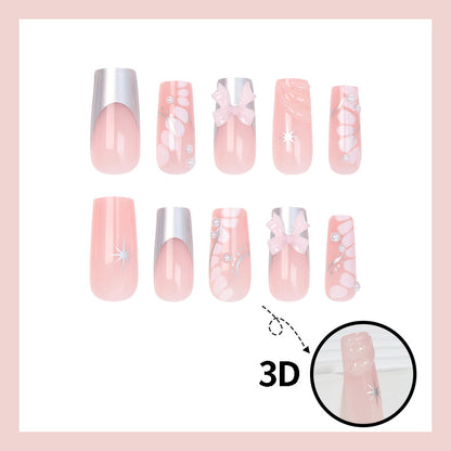 Kunstnagelset mit eleganten Akzenten Brehn