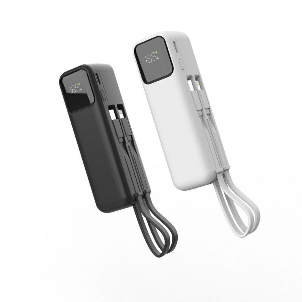 Tragbare Powerbank mit Integrierter Kabelloser Ladefunktion und Lcd-Anzeige Brehn