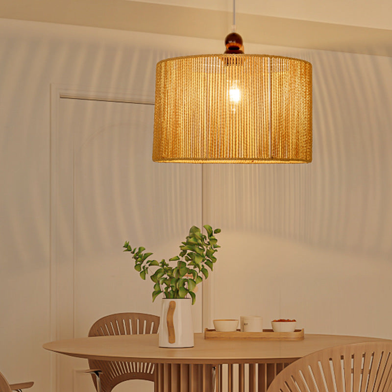Texturiertes Rattan Pendelleuchte