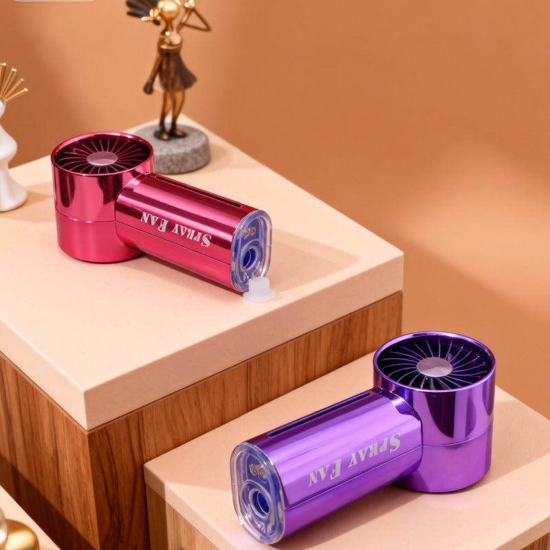Tragbarer Sprayventilator für Damen mit USB-Ladefunktion Brehn