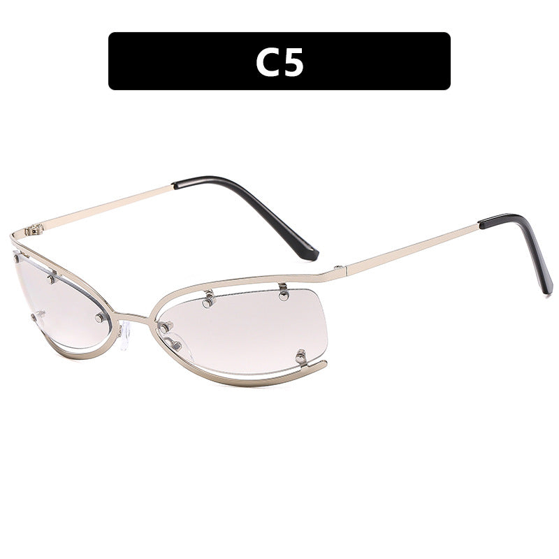 Damen Cat-Eye Sonnenbrille mit luxuriösen Akzenten und schützendem UV-Filter Brehn