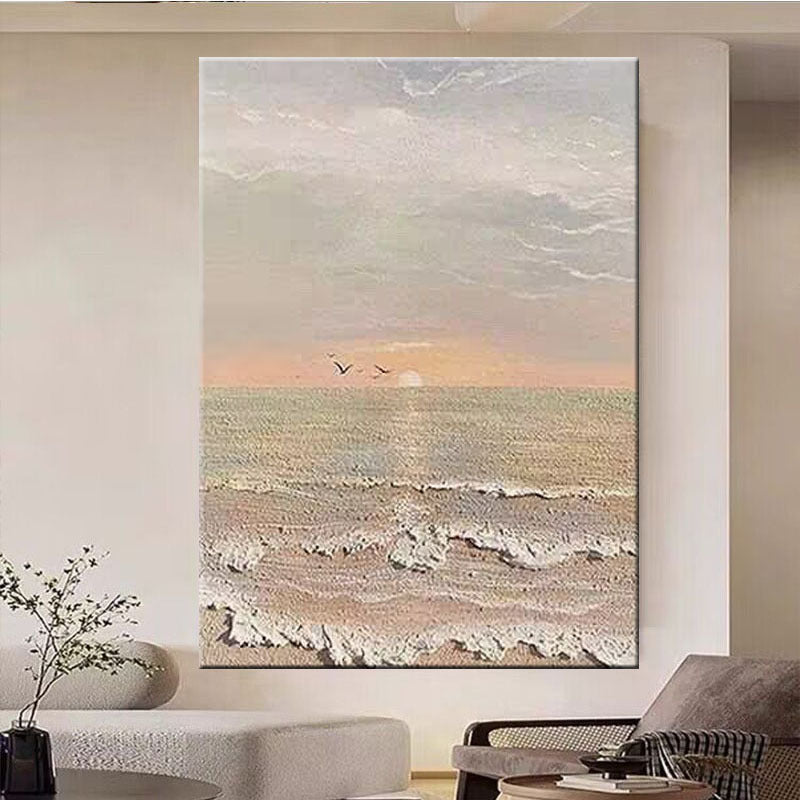 Küsten Sonnenuntergang Wandkunst