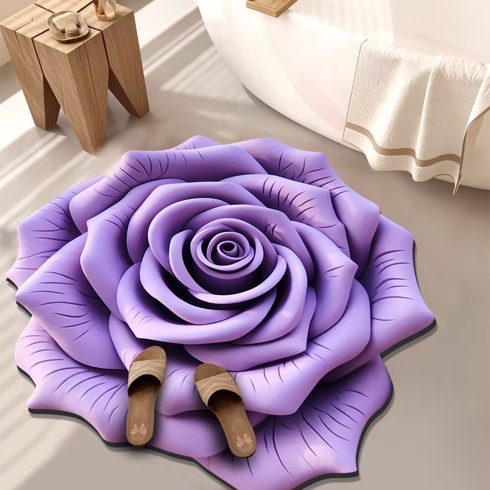 Fröhlicher floral dekorativer Teppich Brehn