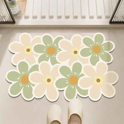 Dekorativer Floral Fußmatte