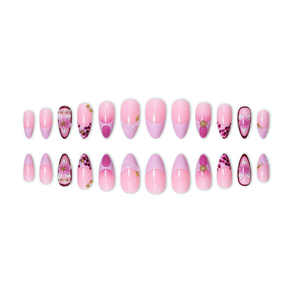 Elegante Blumen-Acryl-Nagelerweiterungen Brehn