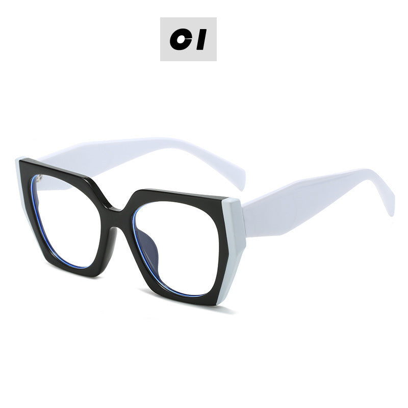 Damen Modische Oversized Brille Brehn