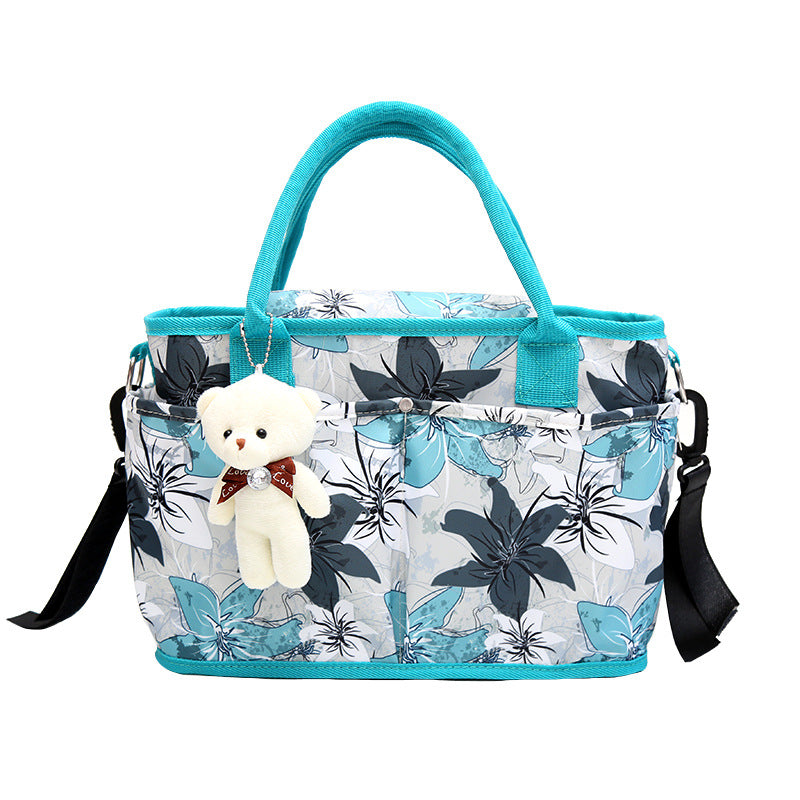 Multi-Taschen Blumenmuster Tote Bag Brehn
