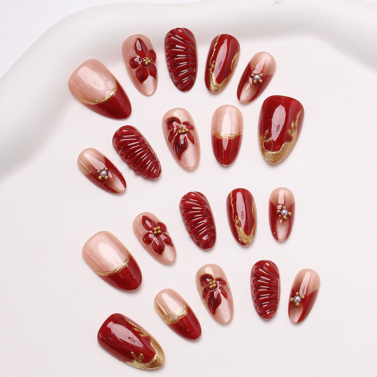 Elegante Press-On-Nagelspitzen Brehn