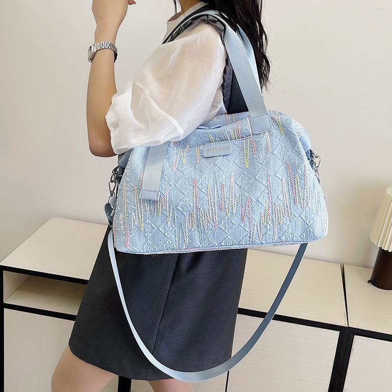 Chic Textured Reise Duffle Bag Brehn
