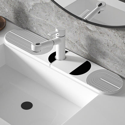 Dekorativer Waschbecken Wasserhahn Schutzmatte