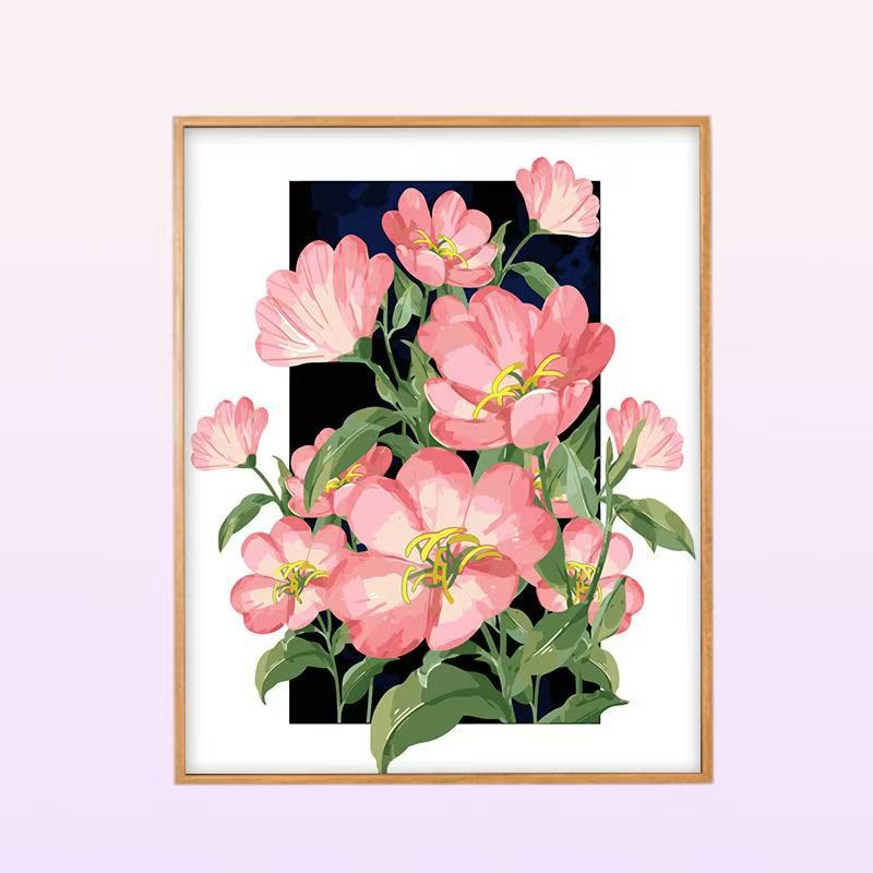 Floral Peony Illustration Wandkunst Brehn