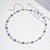 Elegante Stein Strass Halskette Brehn