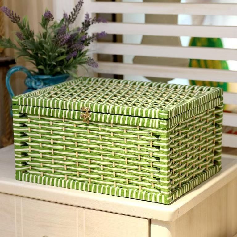Aufbewahrungskiste Aus Rattan Brehn